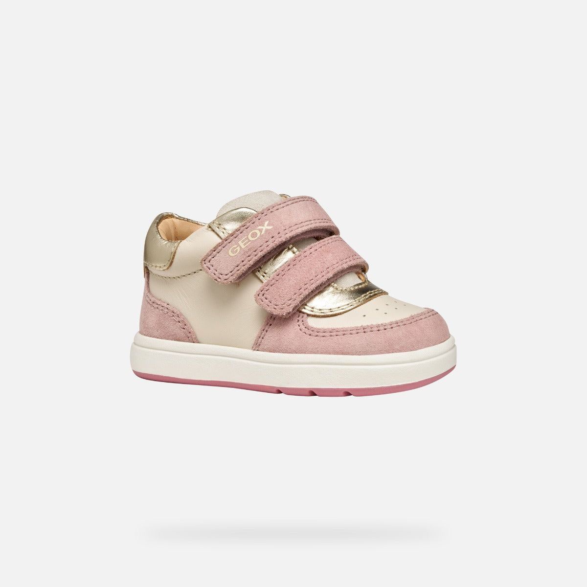 Geox pantofi fete Biglia 18-26 Light Ivory/Old Rose Imagine principală a produsului