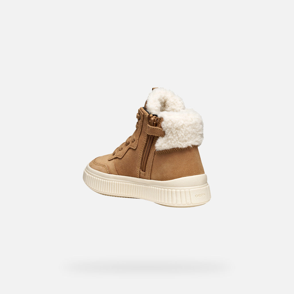 Geox pantofi fete captusiti Laquinny 28-35 Whisky