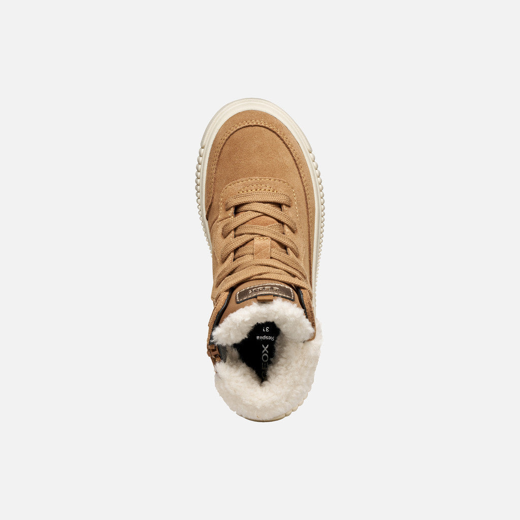 Geox pantofi fete captusiti Laquinny 28-35 Whisky