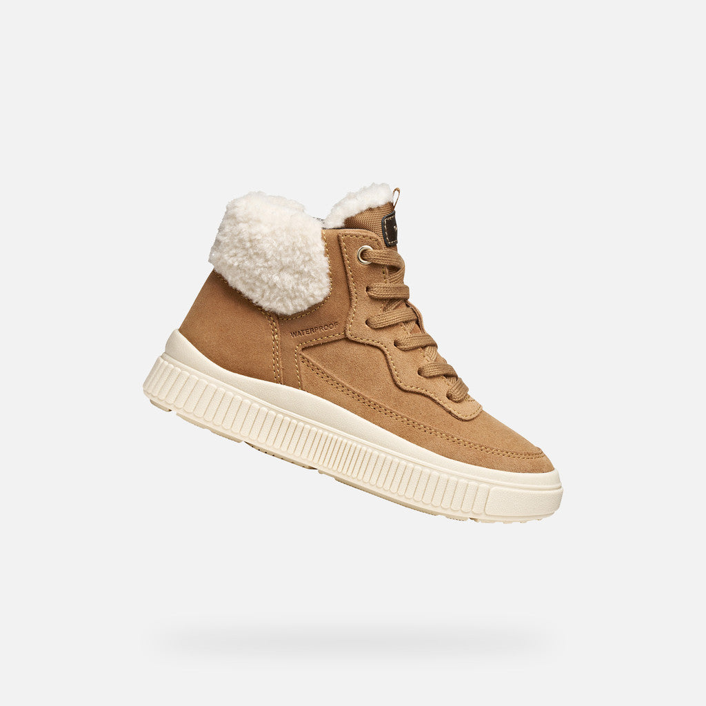 Geox pantofi fete captusiti Laquinny 28-35 Whisky
