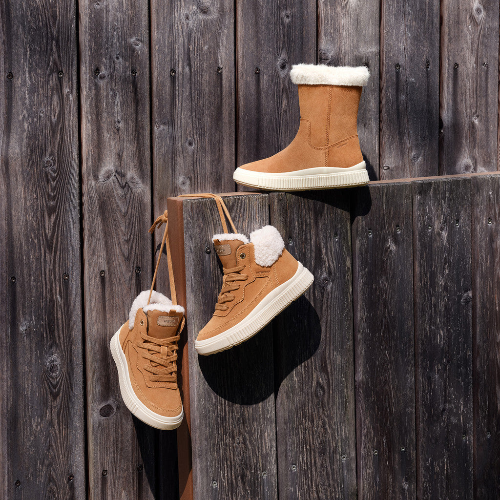 Geox pantofi fete captusiti Laquinny 36-37 Whisky