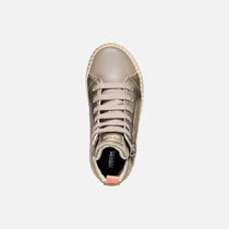 Geox pantofi fete captusiti Mirroless 28-35 Dark Beige