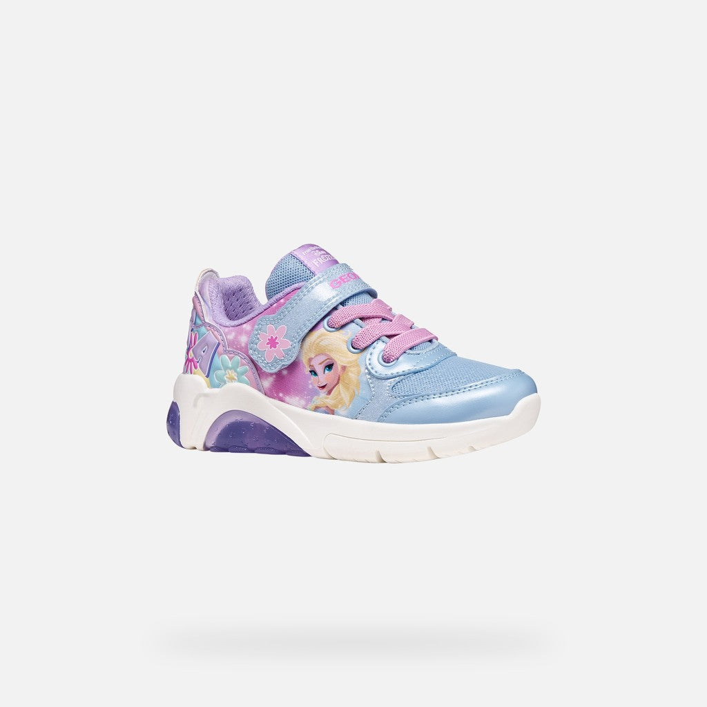 Geox pantofi fete cu LED Fadinlight 24-32  Lilac/Sky Elsa Imagine principală a produsului