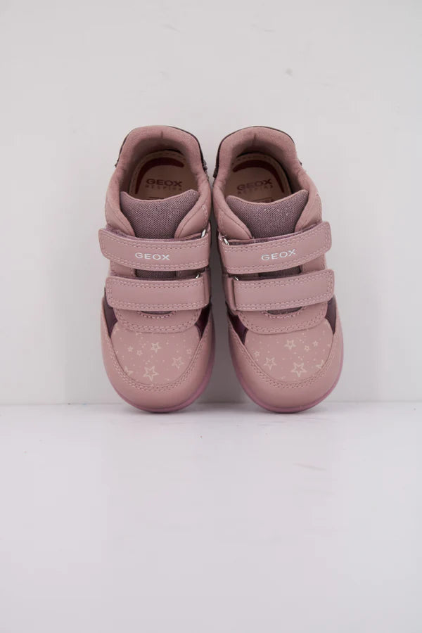 Geox pantofi fete cu scai 18-23 Antique Rose/Prune