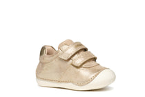 Geox pantofi fete cu scai 18-23 Beige/Platinum perlat