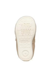 Geox pantofi fete cu scai 18-23 Beige/Platinum perlat