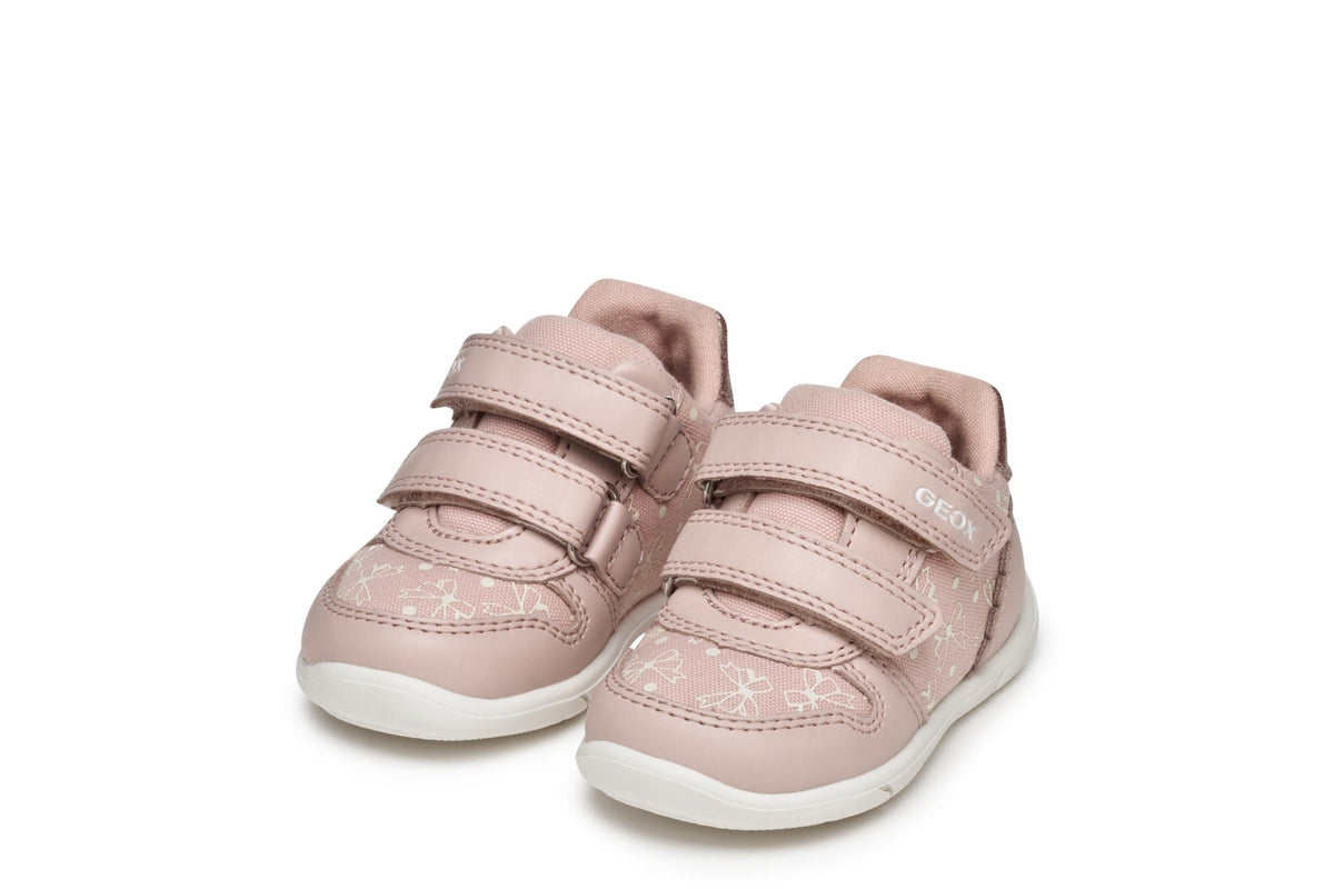 Geox pantofi fete cu scai 18-23 Roz cu fundite