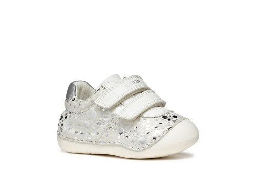 Geox pantofi fete cu scai 18-23 Tutim White/Silver Imagine principală a produsului