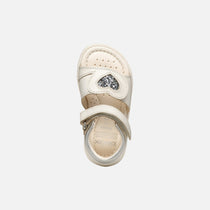 Geox pantofi fete cu scai 24-27 White-Light Silver