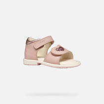 Geox pantofi fete cu scai 20-23 Light Rose