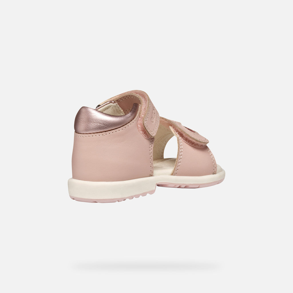 Geox pantofi fete cu scai 20-23 Light Rose