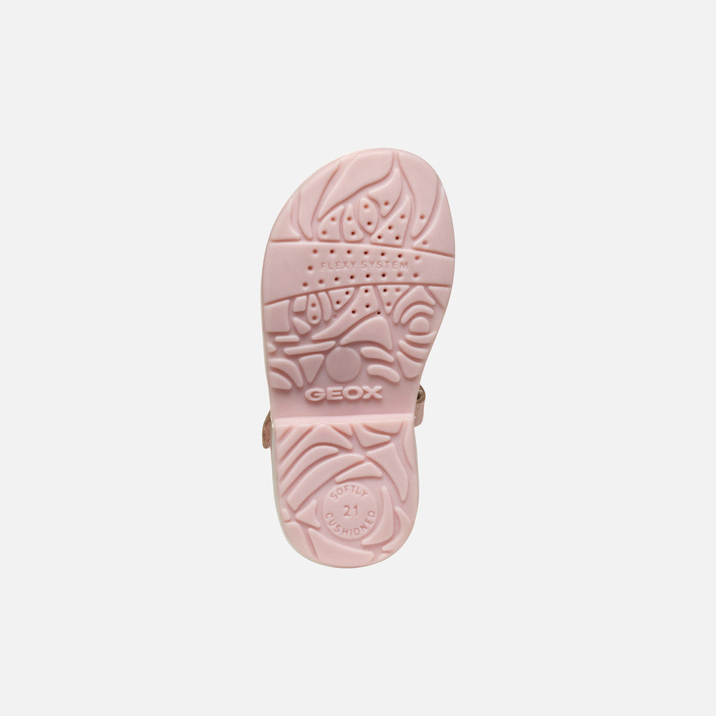 Geox pantofi fete cu scai 24-27 Verred Light Rose