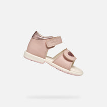 Geox pantofi fete cu scai 20-23 Light Rose