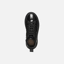 Geox pantofi fete cu siret Laquinny 28-35 Black