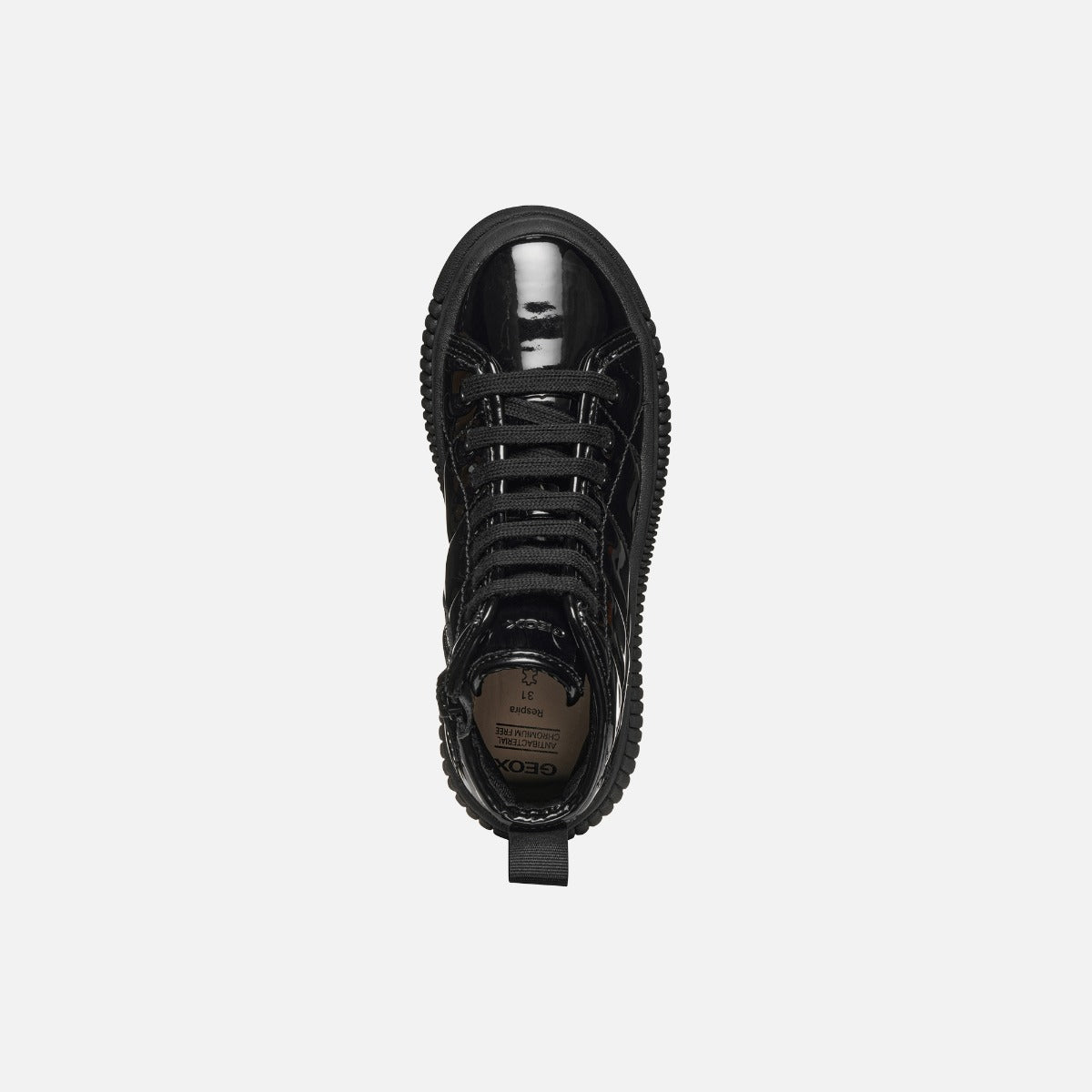 Geox pantofi fete cu siret Laquinny 28-35 Black