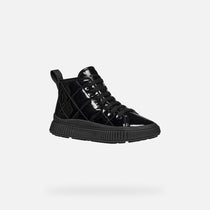 Geox pantofi fete cu siret Laquinny 28-35 Black