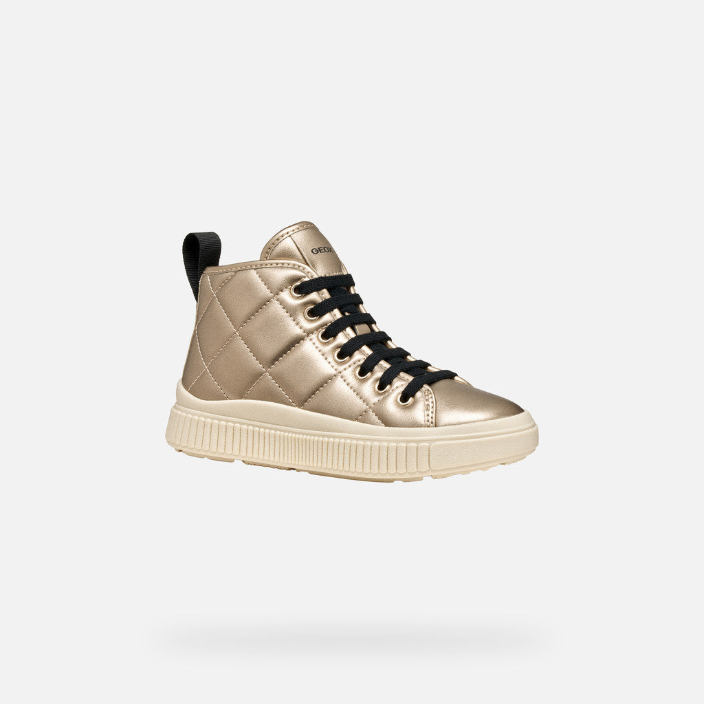 Geox pantofi fete cu siret Laquinny 36-37 Platinum Imagine principală a produsului