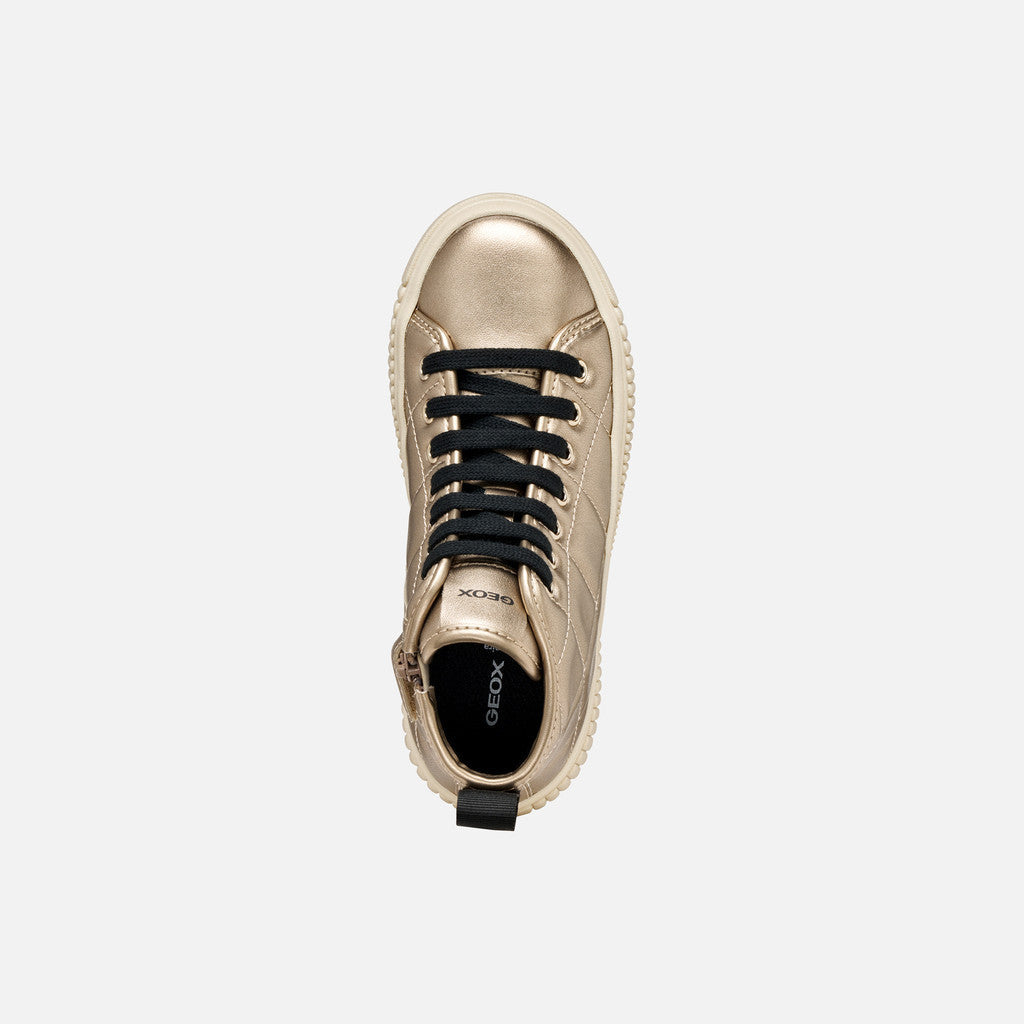 Geox pantofi fete cu siret Laquinny 36-37 Platinum