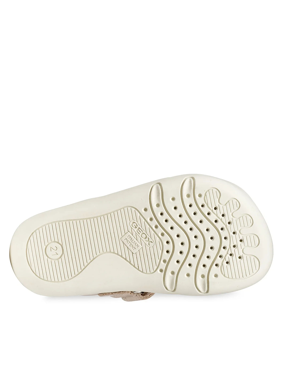 Geox pantofi fete decupati Barefoot Steppieup 20-27 Ivory/PiInk