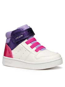 Geox pantofi fete sport Eclyper 24-27 White/Lavender
