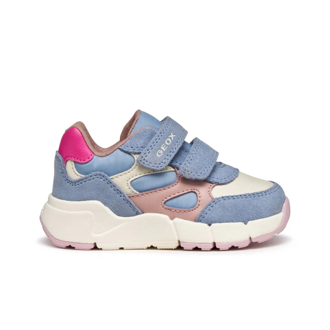 Geox pantofi fete Flexyper Mini 18-23 Avio/Pink Imagine principală a produsului