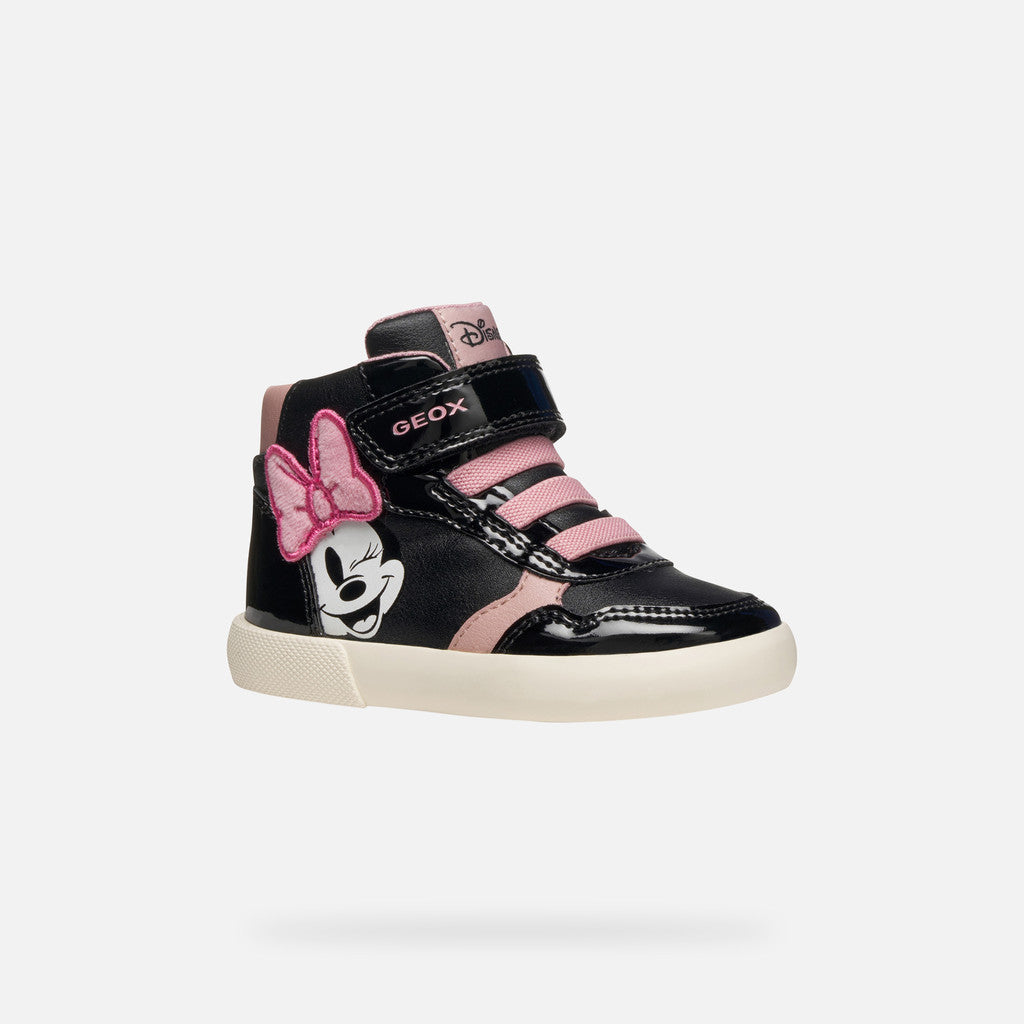 Geox pantofi fete Gisli 24-27 Black/Old Rose Disney Minnie