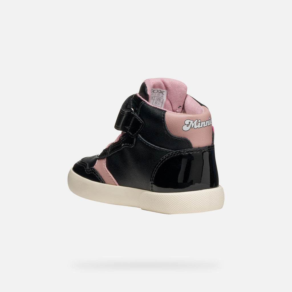 Geox pantofi fete Gisli 24-27 Black/Old Rose Disney Minnie