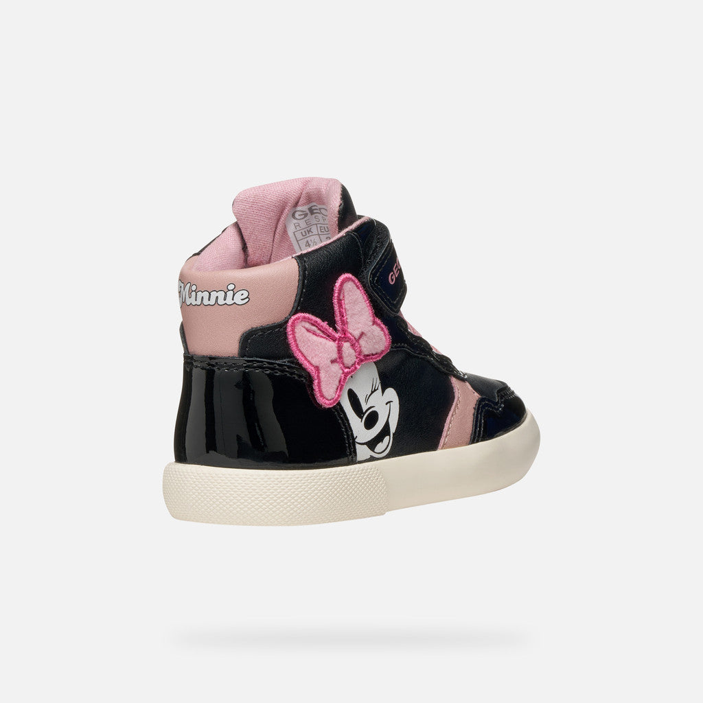 Geox pantofi fete Gisli 24-27 Black/Old Rose Disney Minnie
