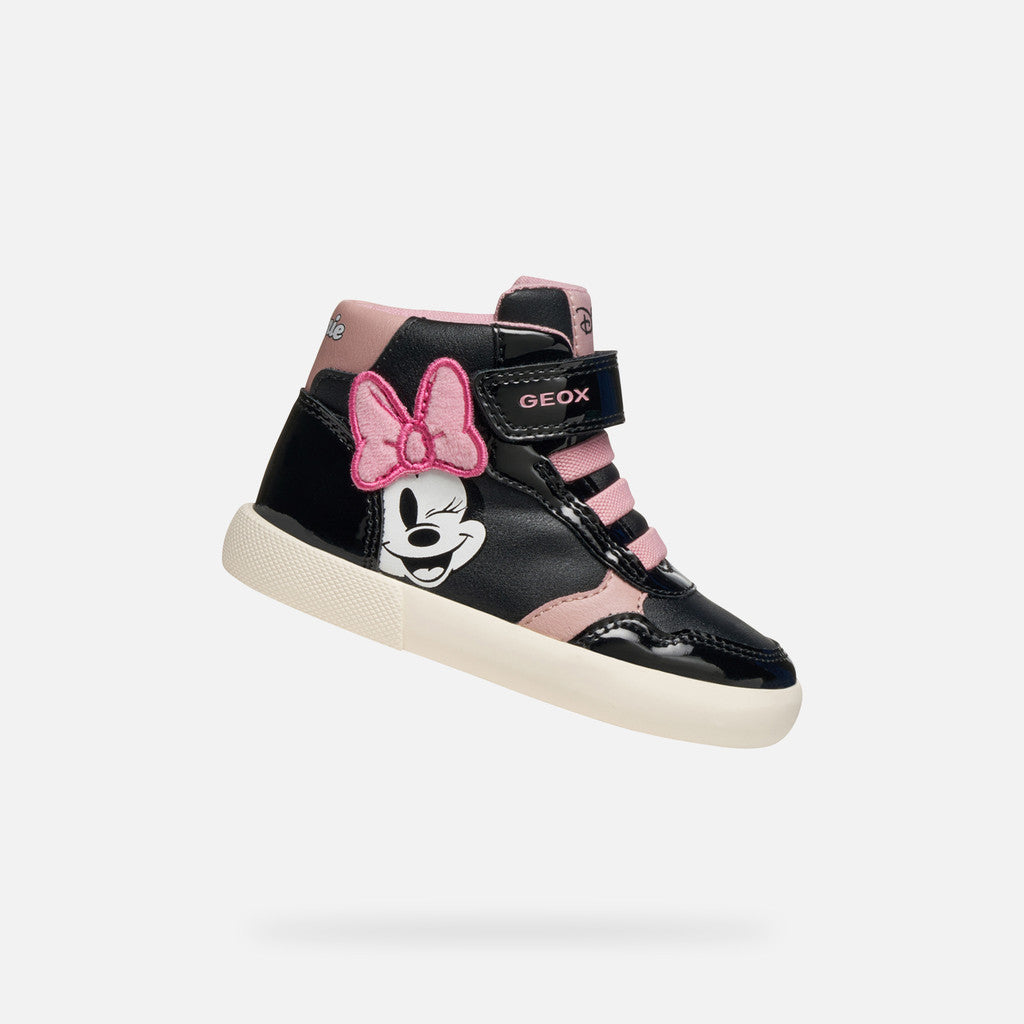 Geox pantofi fete Gisli 24-27 Black/Old Rose Disney Minnie