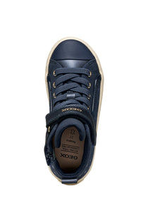 Geox pantofi fete Kalipspera 28-36 Navy cu inimioare