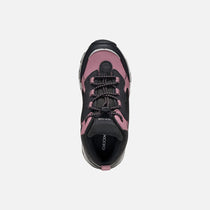 Geox pantofi fete Magnetar Abx Junior AmphibioxTEX Waterproof 28-36 Dark rose/Black