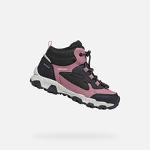 Geox pantofi fete Magnetar Abx Junior AmphibioxTEX Waterproof 28-36 Dark rose/Black