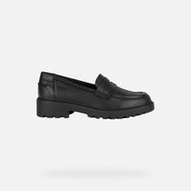 Geox pantofi fete pentru scoala Casey 28-34 Black 