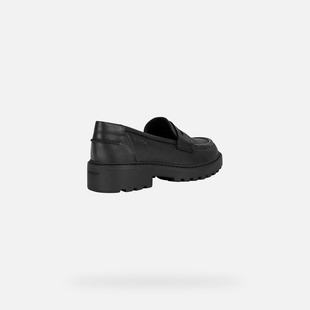 Geox pantofi fete pentru scoala Casey 28-34 Black 