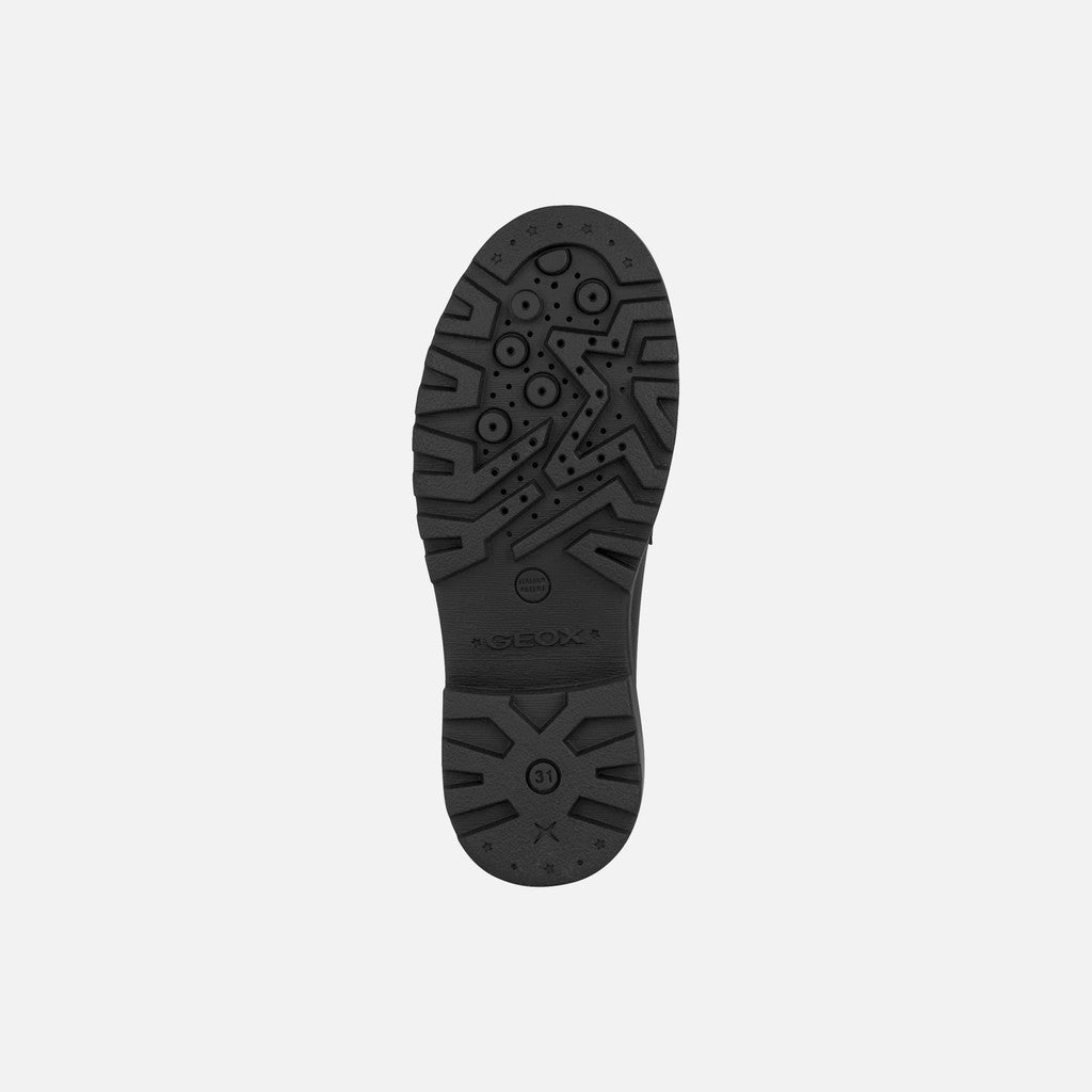 Geox pantofi fete pentru scoala Casey 28-34 Black 
