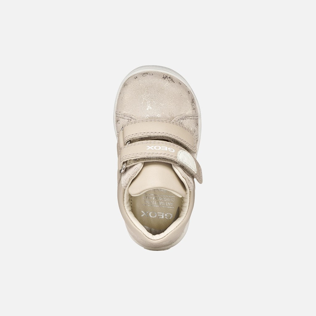 Geox pantofi fete Primii Pasi 18-26 Macchia Beige