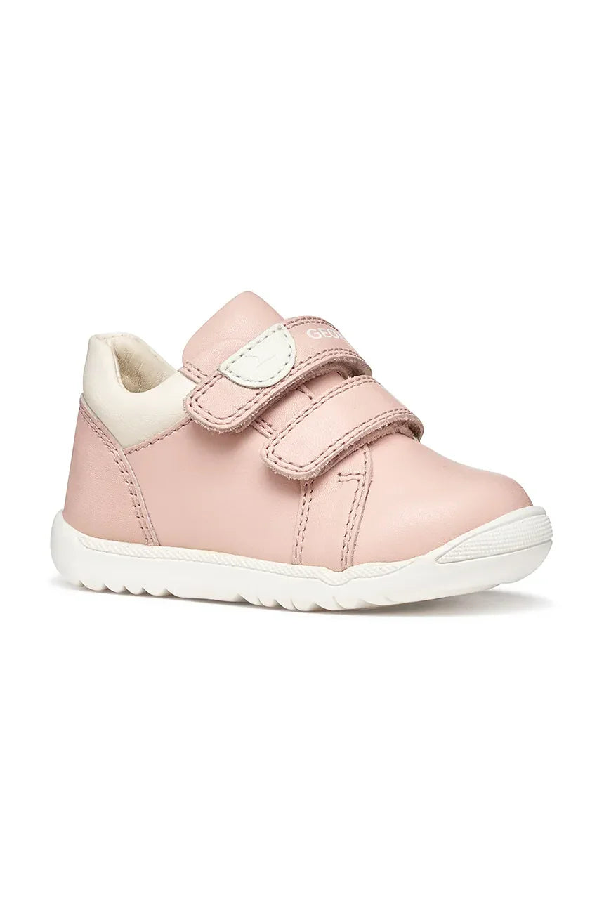 Geox pantofi fete Primii Pasi 18-26 Macchia Napa Light Rose/Light Ivory Imagine principală a produsului