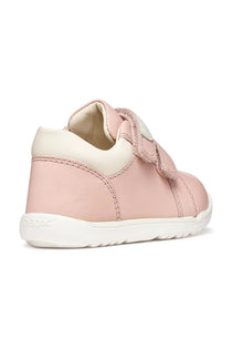 Geox pantofi fete Primii Pasi 18-26 Macchia Napa Light Rose/Light Ivory