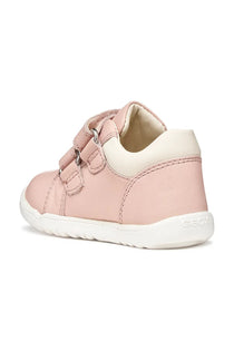 Geox pantofi fete Primii Pasi 18-26 Macchia Napa Light Rose/Light Ivory