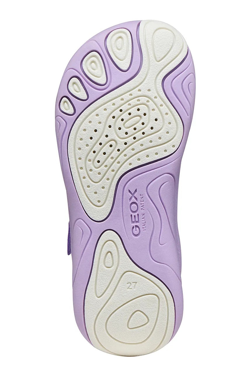 Geox pantofi fete sport Barefoot Foot-Run 26-34 Lilac/Light Yellow
