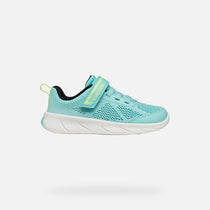Geox pantofi fete sport Barefoot Foot-Run 26-34 Watersea/Acid green