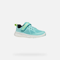 Geox pantofi fete sport Barefoot Foot-Run 26-34 Watersea/Acid green