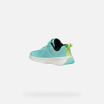 Geox pantofi fete sport Barefoot Foot-Run 26-34 Watersea/Acid green