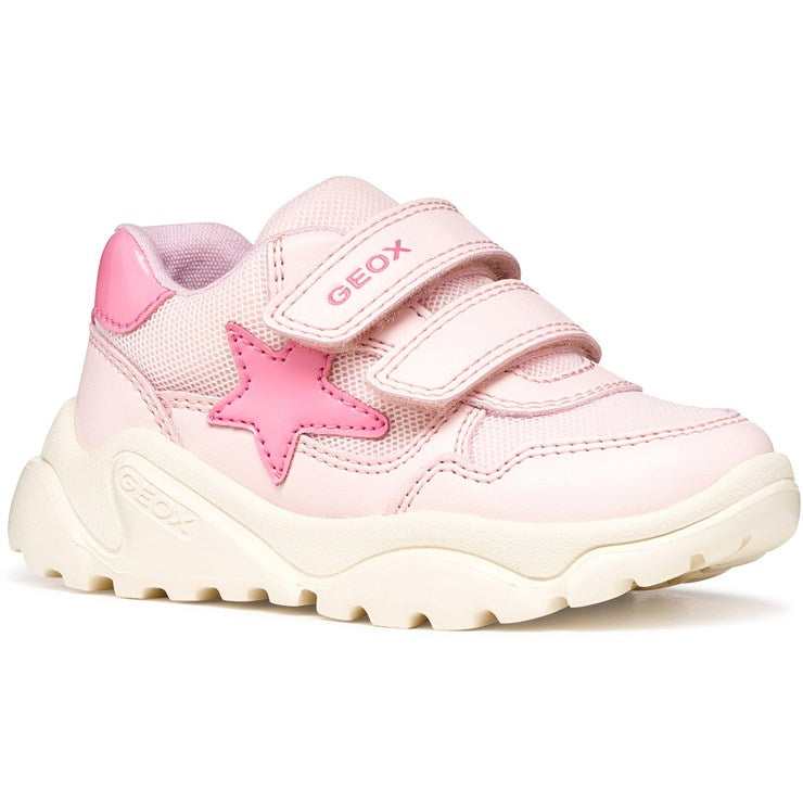 Geox pantofi fete sport Ciufciuf 20-27 Light Pink/Fucsia cu stea Imagine principală a produsului