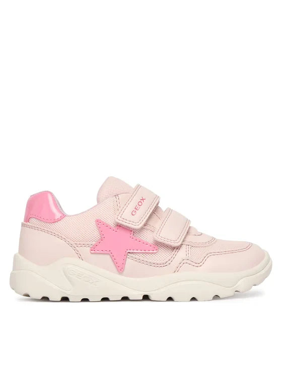 Geox pantofi fete sport Ciufciuf 20-27 Light Pink/Fucsia cu stea Imagine secundară a produsului