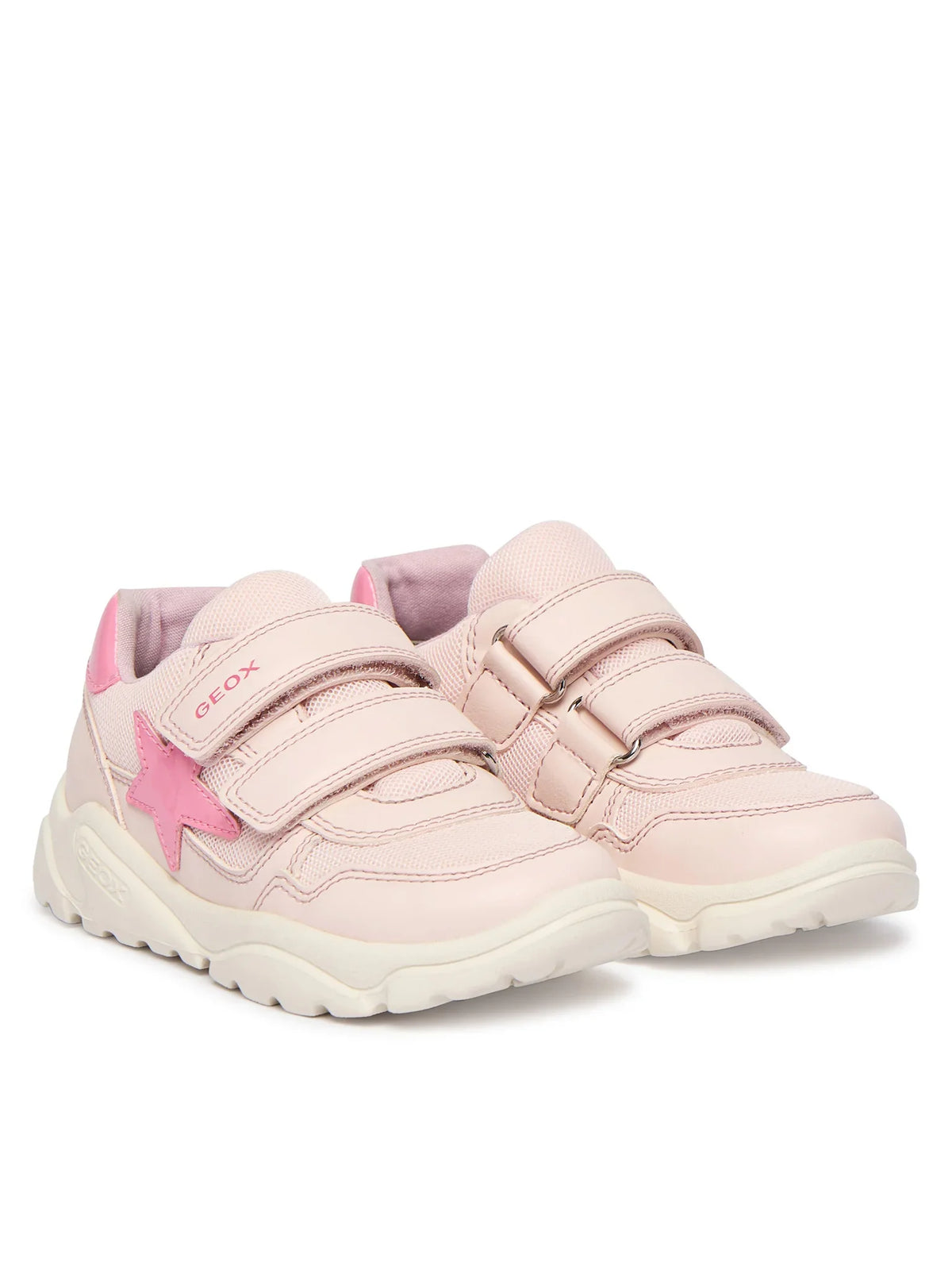Geox pantofi fete sport Ciufciuf 20-27 Light Pink/Fucsia cu stea