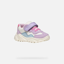 Geox pantofi fete sport Ciufciuf 20-27 Off white/Lilac