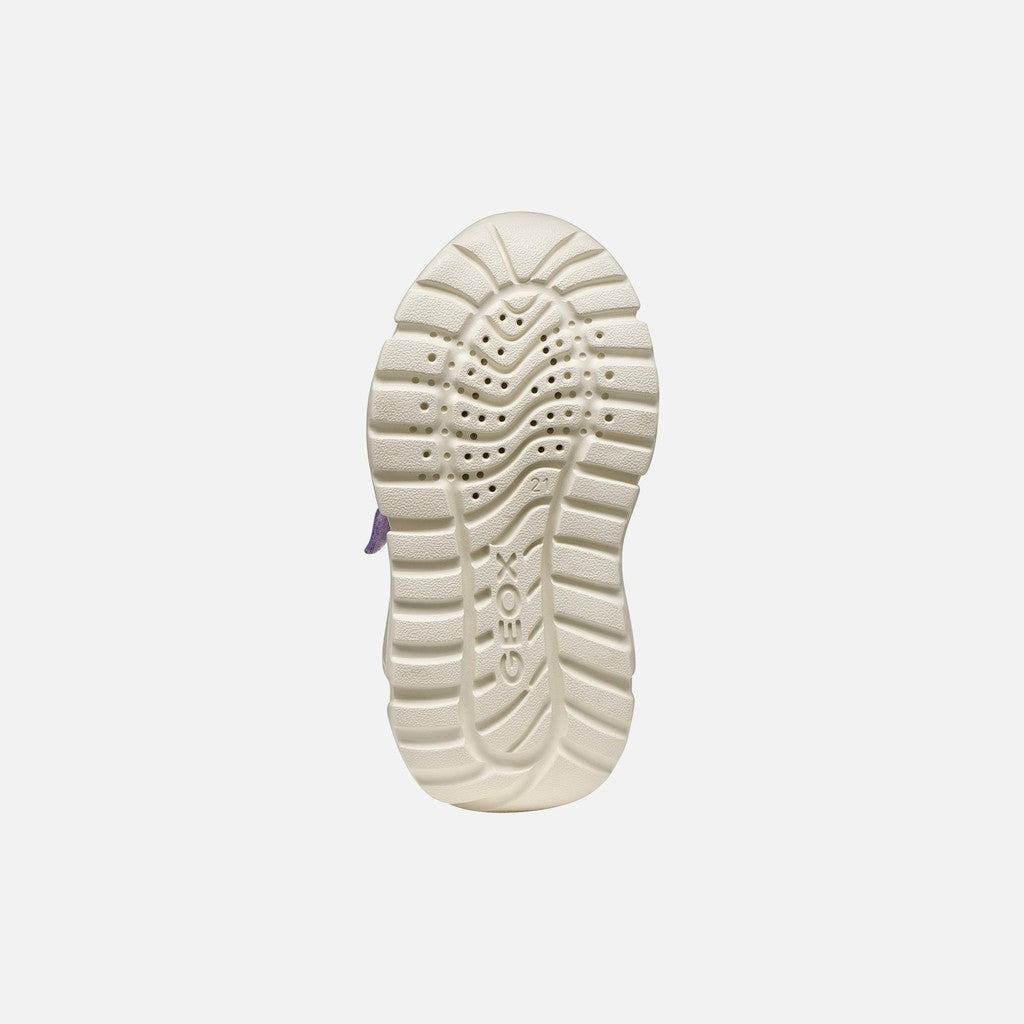Geox pantofi fete sport Ciufciuf 20-27 Off white/Lilac