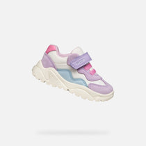 Geox pantofi fete sport Ciufciuf 20-27 Off white/Lilac