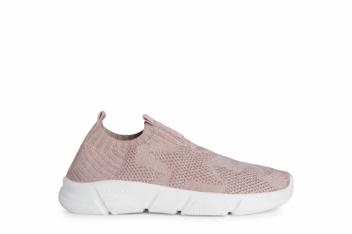 Geox pantofi fete sport cu efect tricotat 28-39 Aril Shiny Knitt